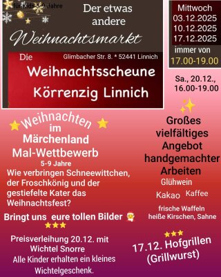 Weihnachtsscheune Körrenzig - Weihnachtsscheune Körrenzig