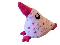 rosa Vogel "Lulu" - Geburts- oder Taufgeschenk...