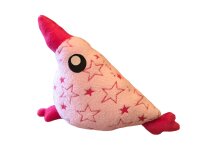 rosa Vogel "Lulu" - Geburts- oder Taufgeschenk für Mädchen