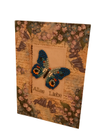 Grußkarte Motiv Schmetterling "Alles Liebe"