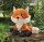 Fuchs "Foxi" von Glorex, Handarbeit, NEU, fertiges Kuscheltier, Geschenk, Baby