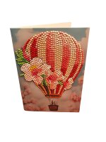 Grußkarte Motiv Heißluftballon