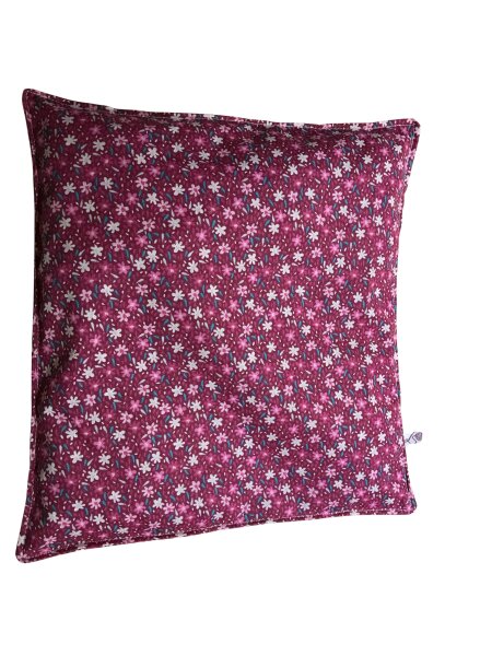 Wärmekissen Kirschkernkissen quadratisch "rosa Blumen" KK80