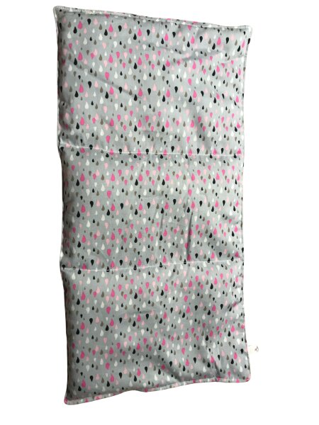 Wärmekissen Rapssamenkissen rechteckig "rosa Tropfen" RG93