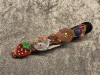 Haarklammer, handverziert, unikat