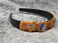 Haarreifen, handverziert, unikat