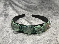 Haarreifen, handverziert, unikat