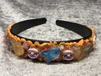 Haarreifen, handverziert, unikat