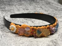 Haarreifen, handverziert, unikat