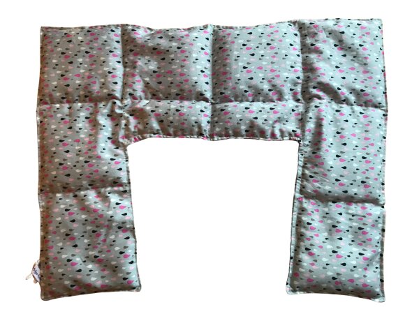 nackengerechtes Wärmekissen Rapssamen RNXXL93 "rosa Tropfen"