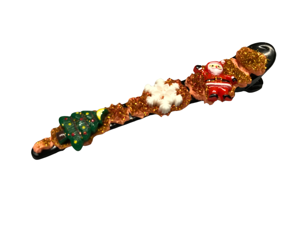 Haarklammer, handverziert, unikat