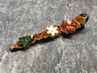 Haarklammer, handverziert, unikat