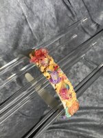 Haarreifen, handverziert, unikat