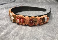 Haarreifen, handverziert, unikat