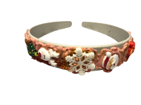 Haarreifen, handverziert, unikat