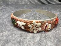 Haarreifen, handverziert, unikat