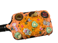 Haarbürste, handverziert, unikat