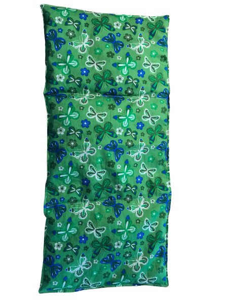 Wärmekissen Rapssamenkissen rechteckig "grüne Schmetterlinge" RG92