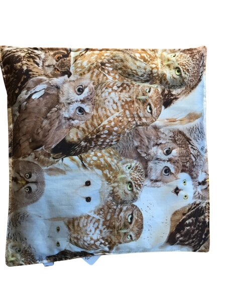 Wärmekissen Rapssamenkissen "Eulen " quadratisch RK99