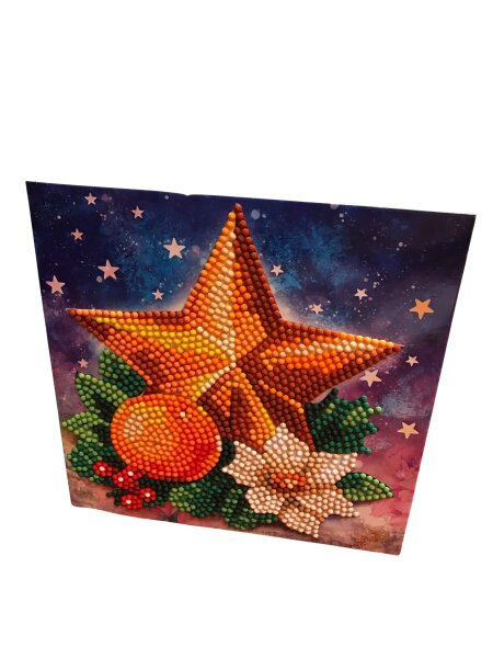 Grußkarte Weihnachtskarte Weihnachtsstern