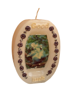 Oval-Rahmen-Kerze "Koalas"