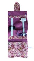 Kabeltasche - rosa Schmetterlinge