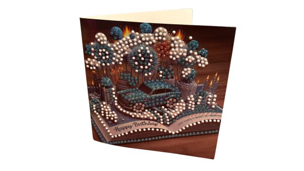 Grußkarte „Birthday Glam“