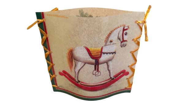 Stimmungslicht "Schaukelpferd und Nikolausstiefel"