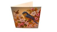 Diamond Painting-Grußkarte mit Vogelmotiv