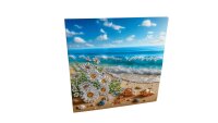 Funkelnde Diamond Painting Grußkarte mit...