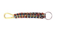 Schlüsselanhänger aus Paracord bunt - gelber...